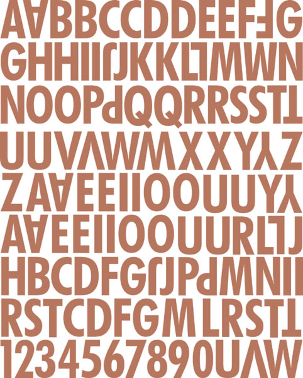 Prima Marketing Inc Prima Marketing Inc. Uppercase Canvas Alphabet Fairy Rhymes Stickers, Large, Multiple 655350562847